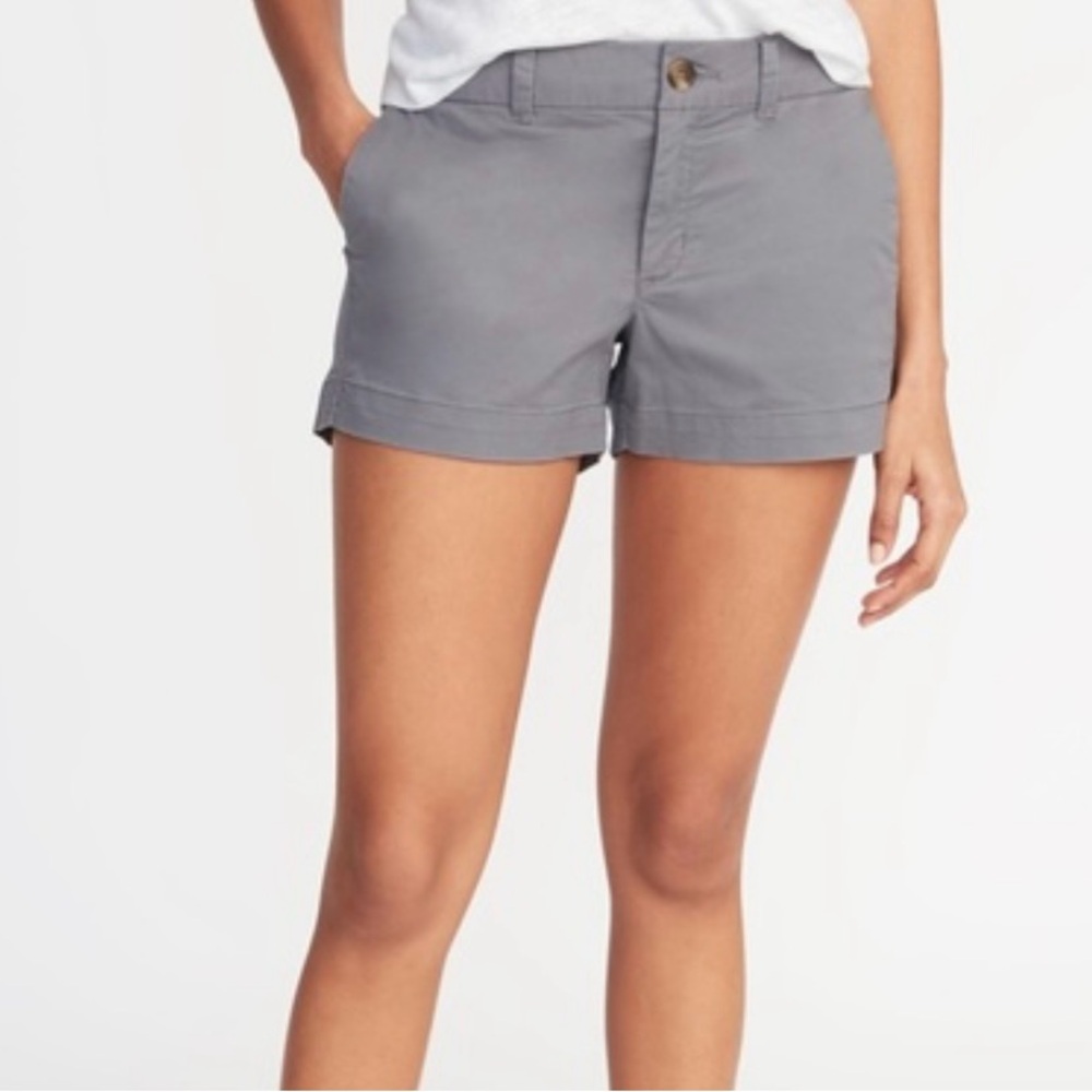 LOFT Light Blue 4” Chino Shorts Size 6